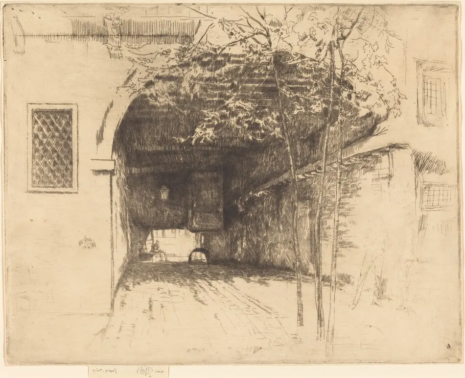 The Traghetto, No.I by James McNeill Whistler