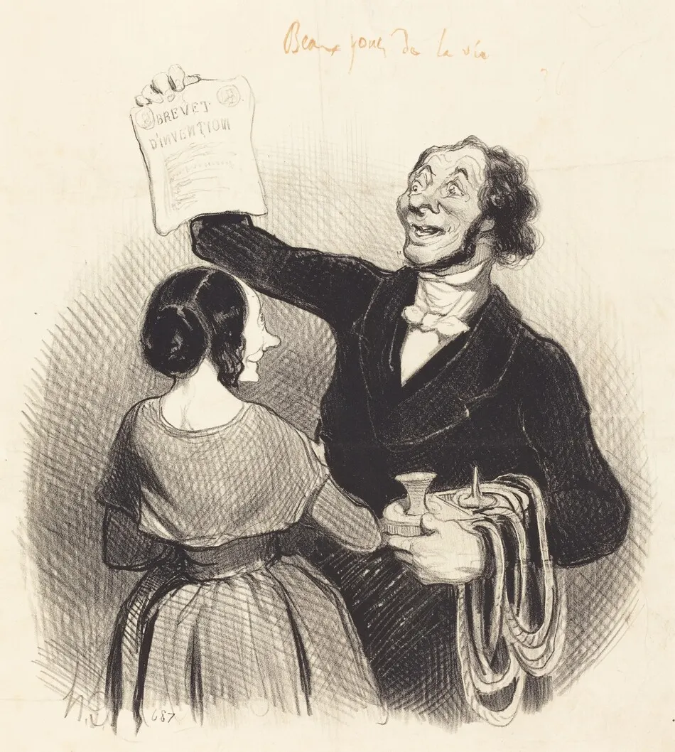 Un Grand homme de plus by Daumier, Honoré