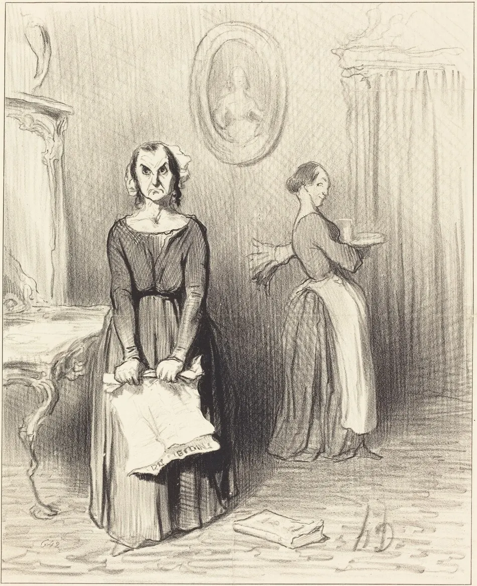 Ce Journal trouve mon ouvrage pitoyable... by Honoré Daumier