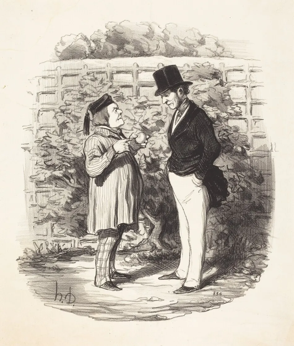 Monsieur voila vingt ans que je poursuis l'union de... by Honoré Daumier