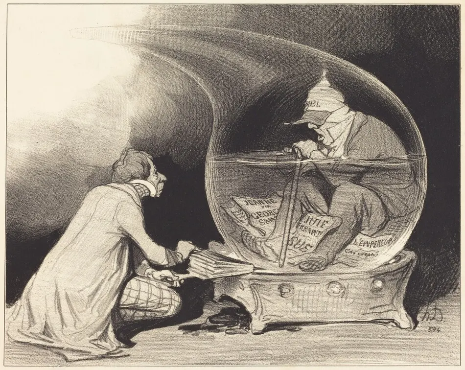 Le Rajeunissement du Constitutionnel by Honoré Daumier