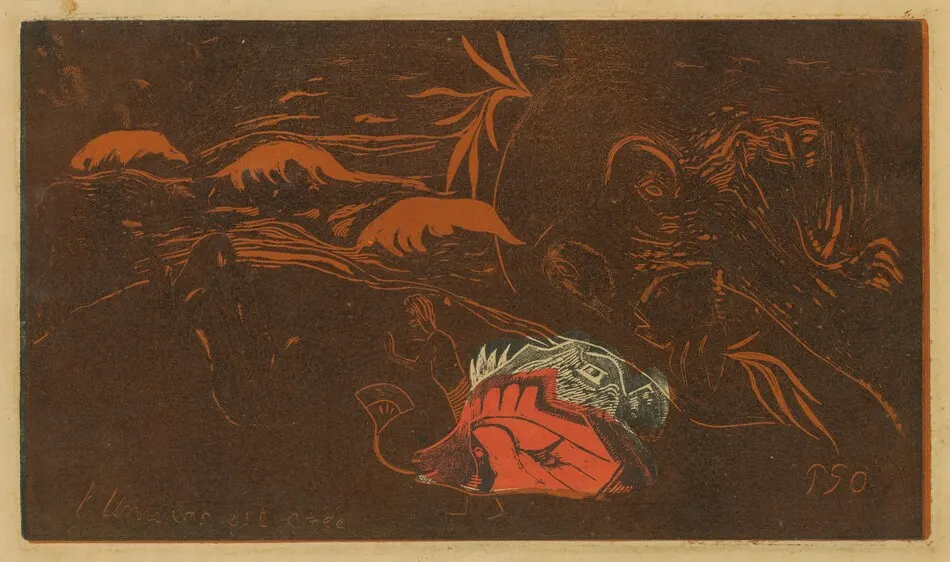 The Universe is Created (L'Univers est cree) by Paul Gauguin
