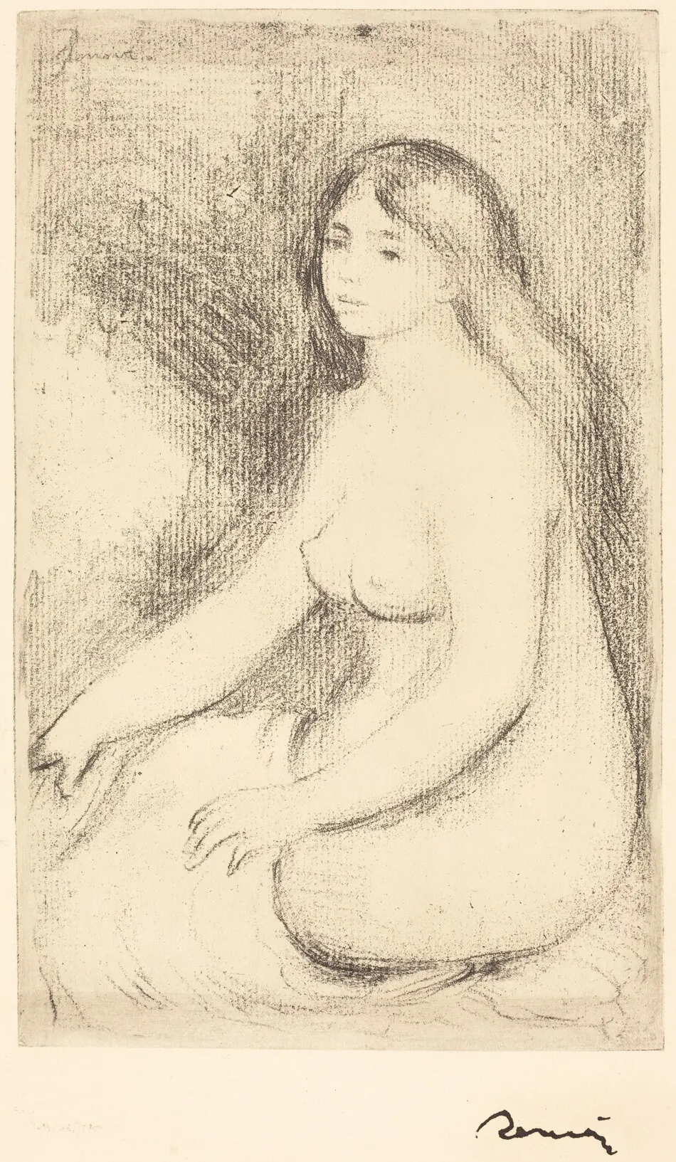 Seated Bather (Baigneuse assise) by Auguste Renoir