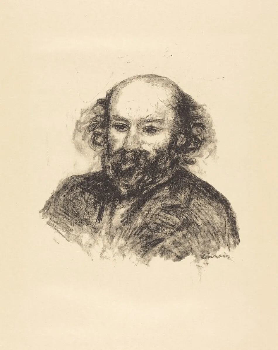 Paul Cezanne by Auguste Renoir