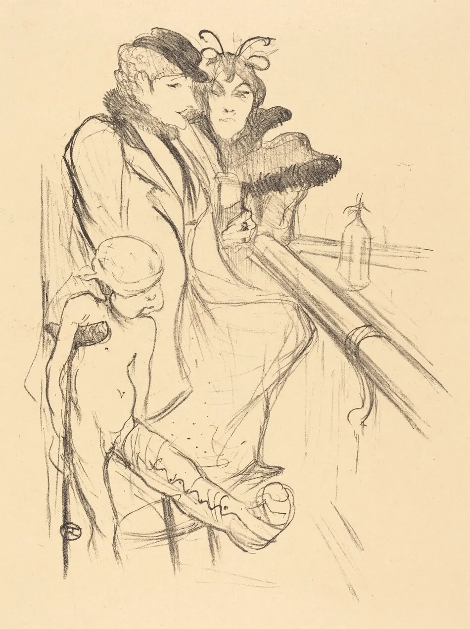 Wounded Eros (Eros vanné) by Henri de Toulouse-Lautrec