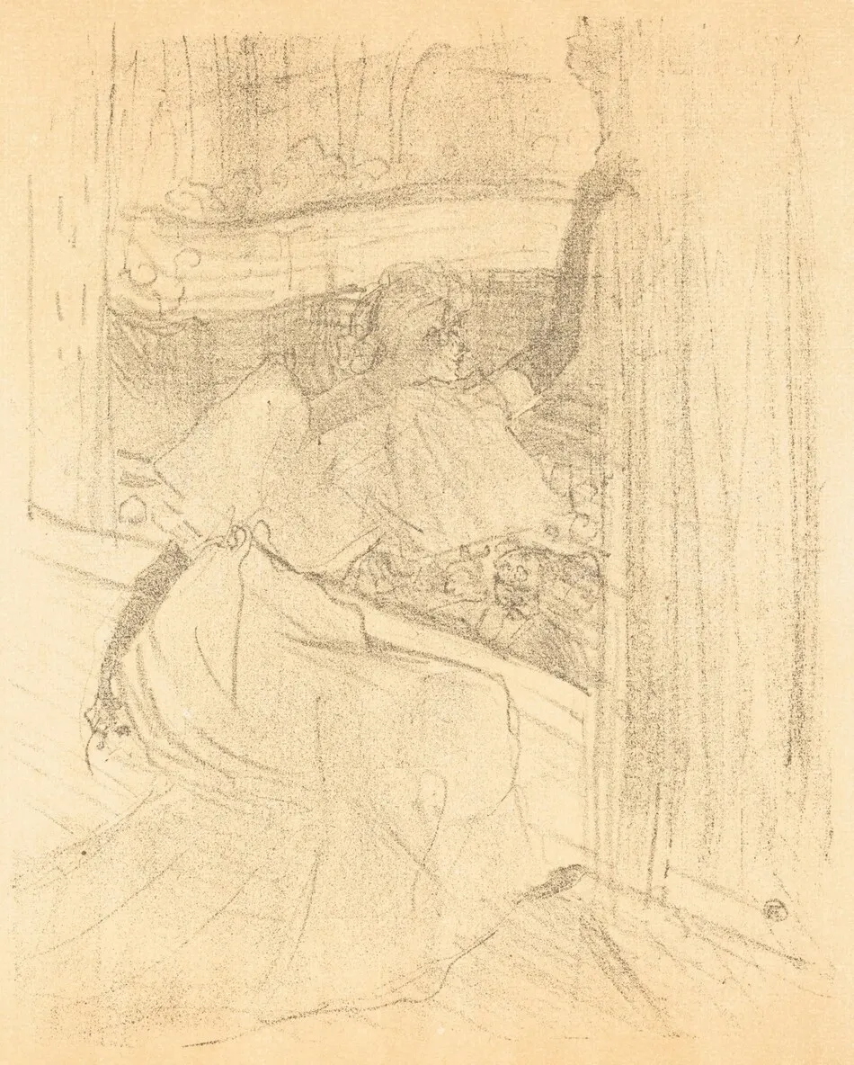Bowing to the Audience (Saluant le public) by Henri de Toulouse-Lautrec