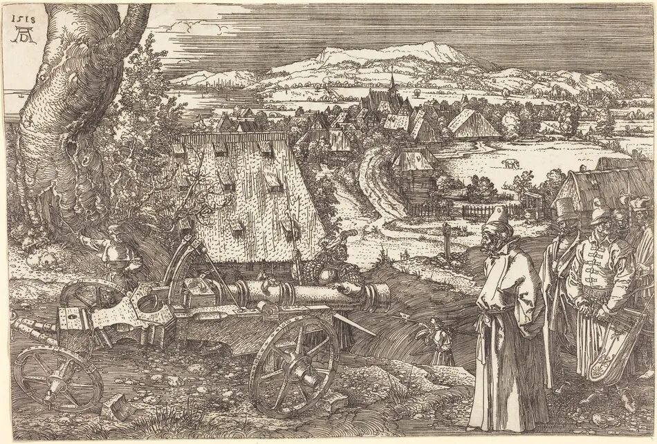 Landscape with the Cannon by Albrecht Dürer