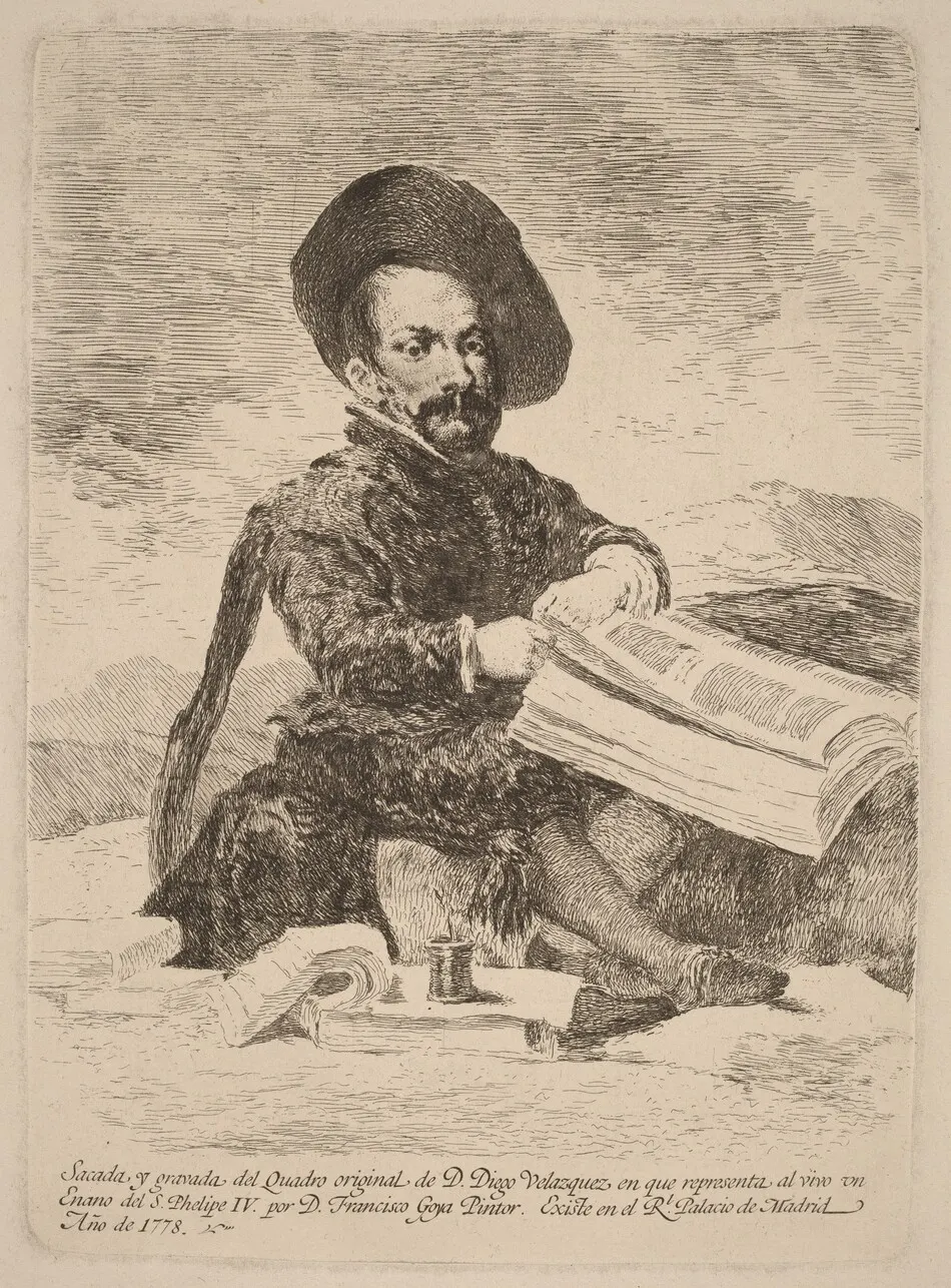 Un enano (A Dwarf) by Francisco Goya