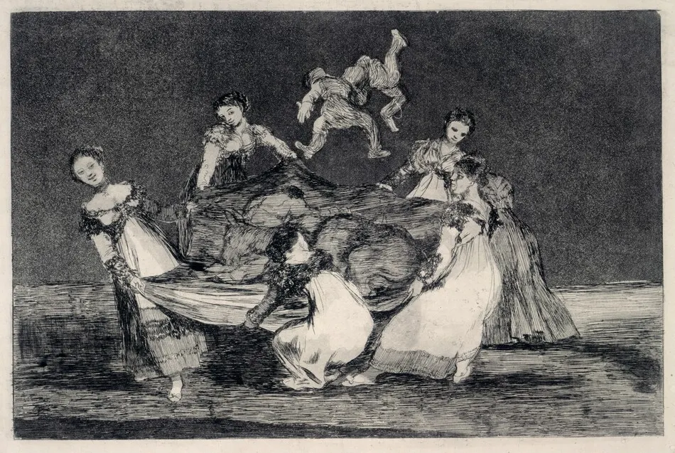 Disparate femenino (Feminine Folly) by Francisco Goya
