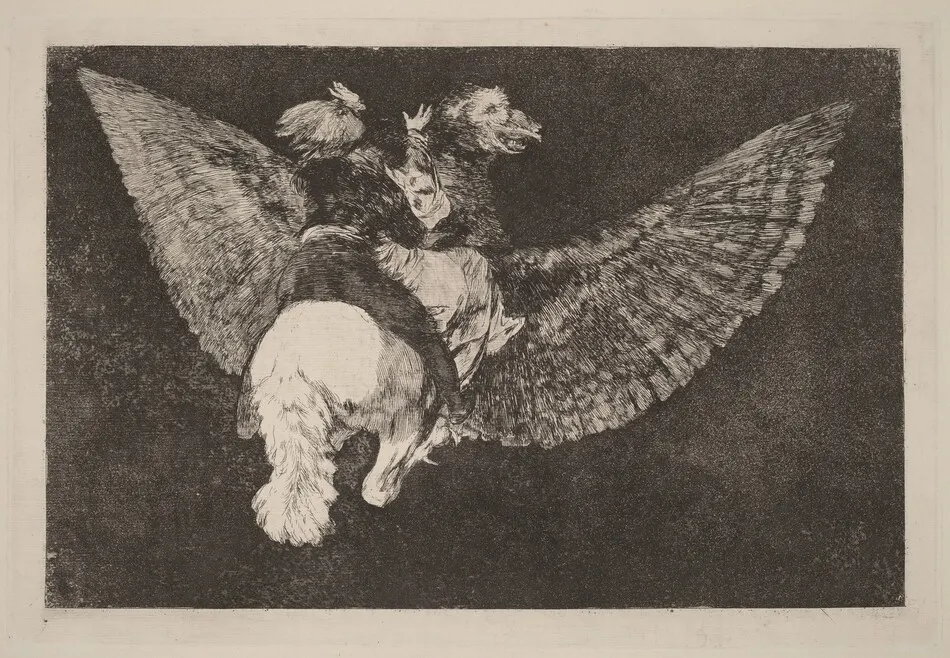 Disparate volante (Flying Folly) by Francisco Goya