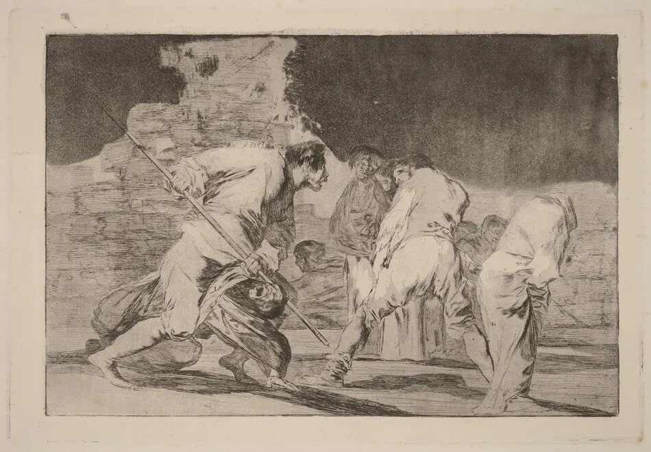 Disparate furioso (Furious Folly) by Francisco Goya