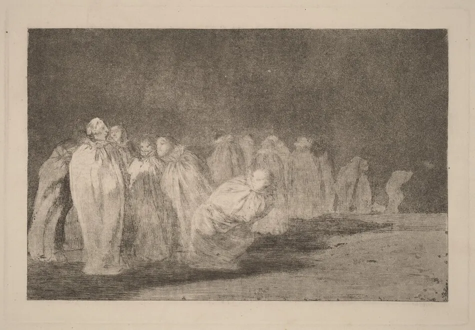 Los ensacados (The Men in Sacks) by Francisco Goya