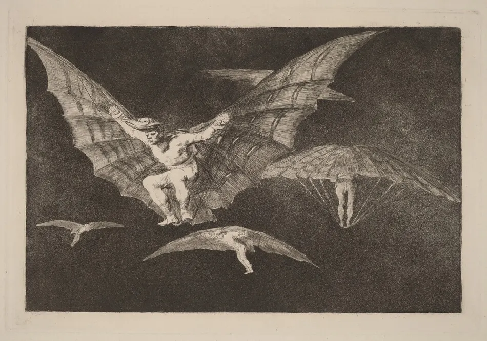 Modo de volar (A Way of Flying) by Francisco Goya