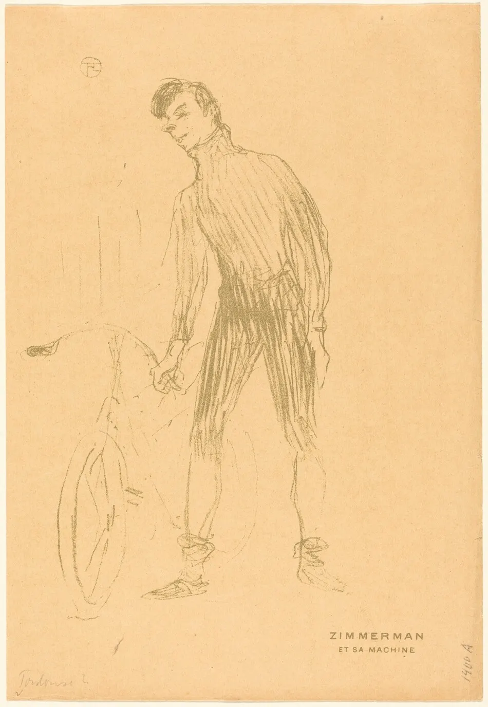 Zimmerman et sa machine (Zimmerman and His Machine) by Henri de Toulouse-Lautrec