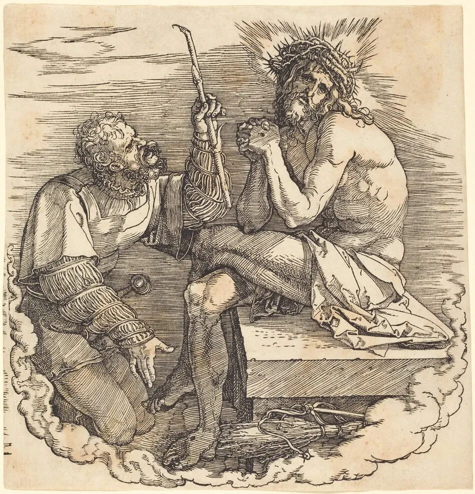 The Man of Sorrows Mocked by a Soldier by Albrecht Dürer