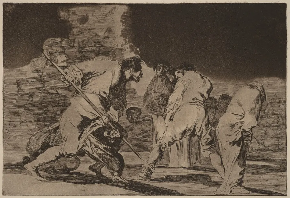 Disparate furioso (Furious Folly) by Francisco Goya