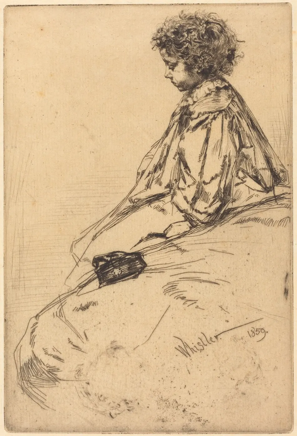 Bibi Lalouette by James McNeill Whistler