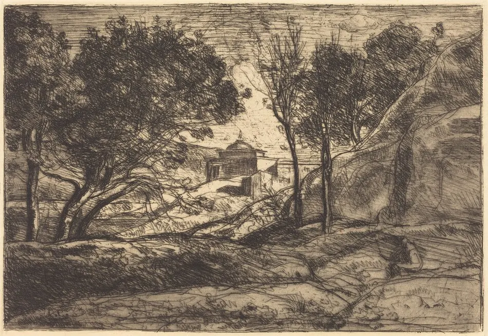 Souvenir of Tuscany (Souvenir de Toscane) by Jean-Baptiste-Camille Corot