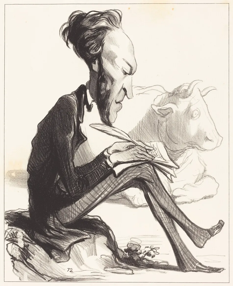 Ph. Auguste Demesmay by Honoré Daumier