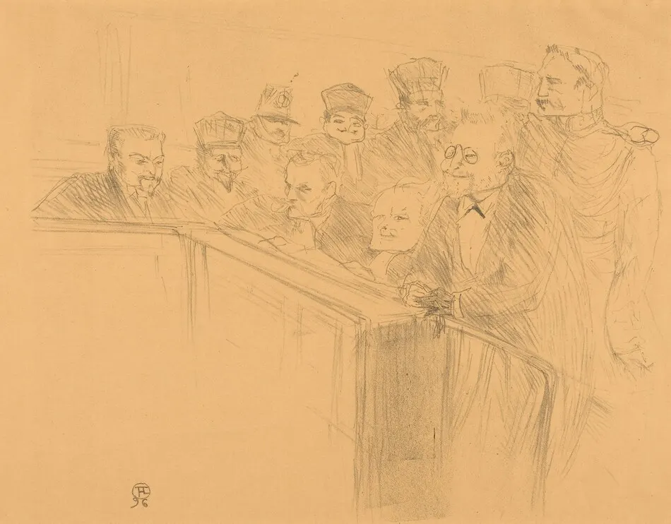 Dupas Deposition (Déposition Dupas) by Henri de Toulouse-Lautrec