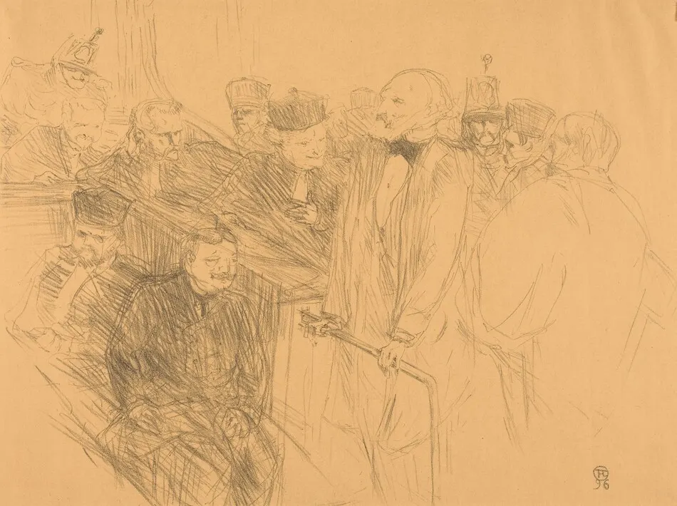 Ribot Deposition (Déposition Ribot) by Henri de Toulouse-Lautrec