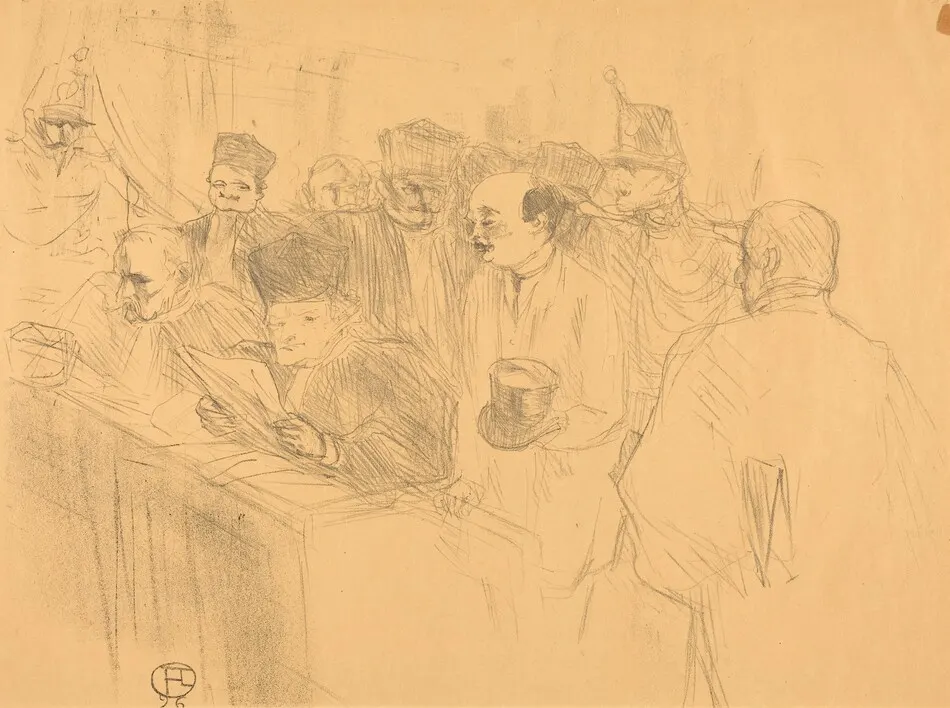Soudais Deposition (Déposition Soudais) by Henri de Toulouse-Lautrec