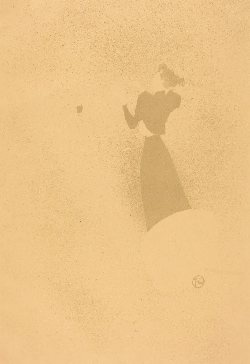 The Milliner (La Modiste - Renée Vert) by Henri de Toulouse-Lautrec
