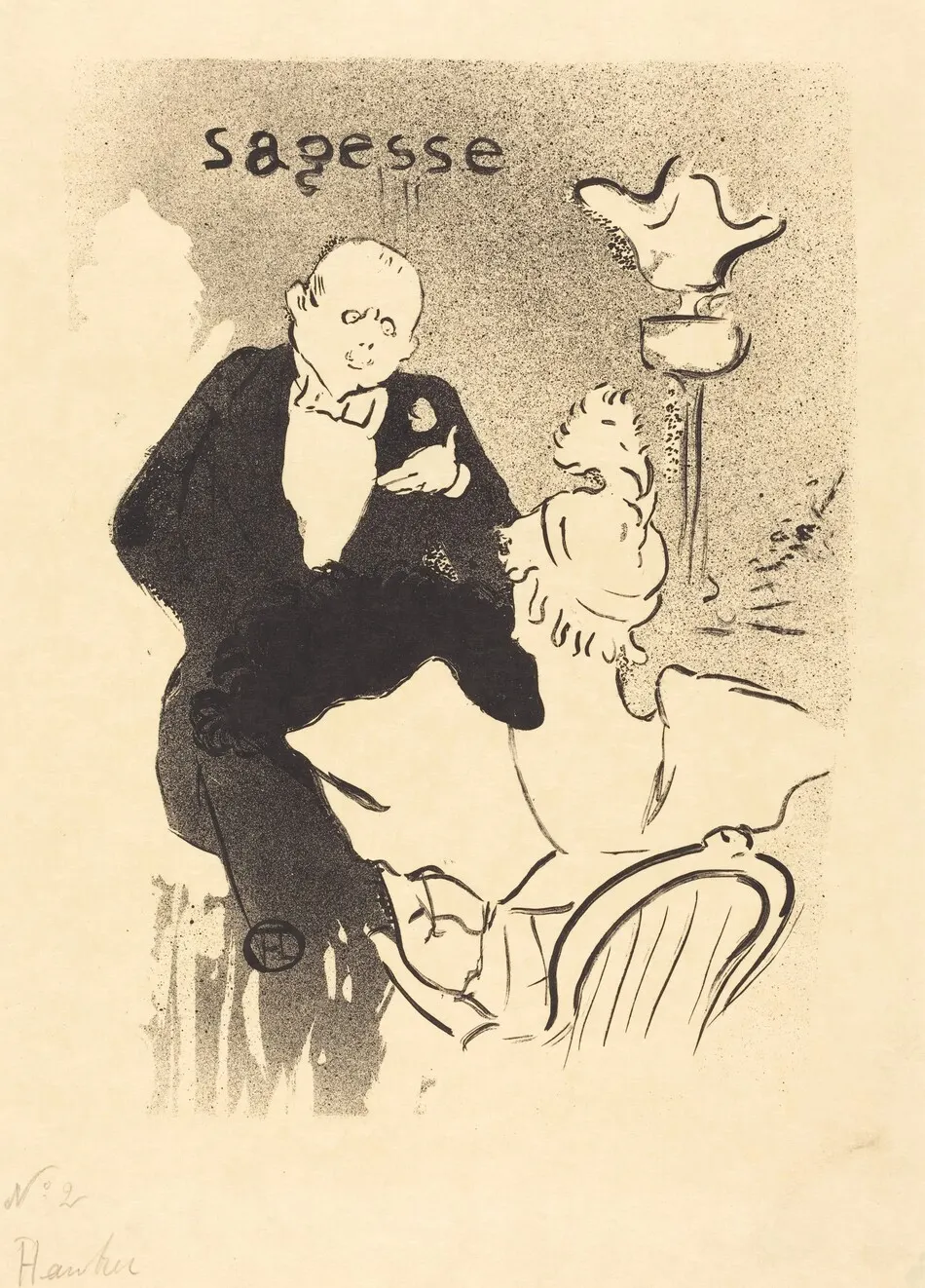 Wisdom (Sagesse) by Henri de Toulouse-Lautrec