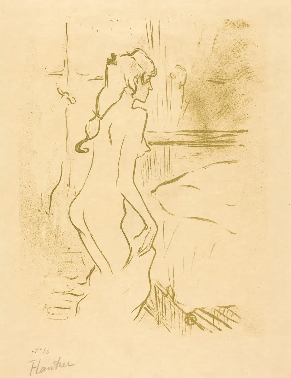 Study of a Woman (Etude de femme) by Henri de Toulouse-Lautrec
