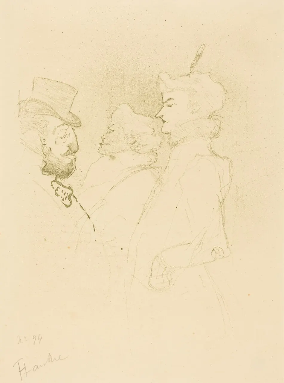 Why Not?...Once Is Not a Habit (Pourquoi pas?...Une fois n'est pas coutume) by Henri de Toulouse-Lautrec