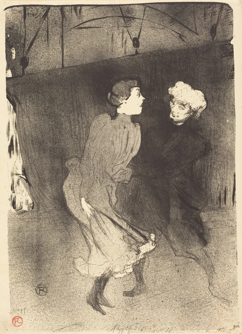 Dress Rehearsal at the Folies-Bergere (Répétition générale aux Folies-Bergère) by Henri de Toulouse-Lautrec