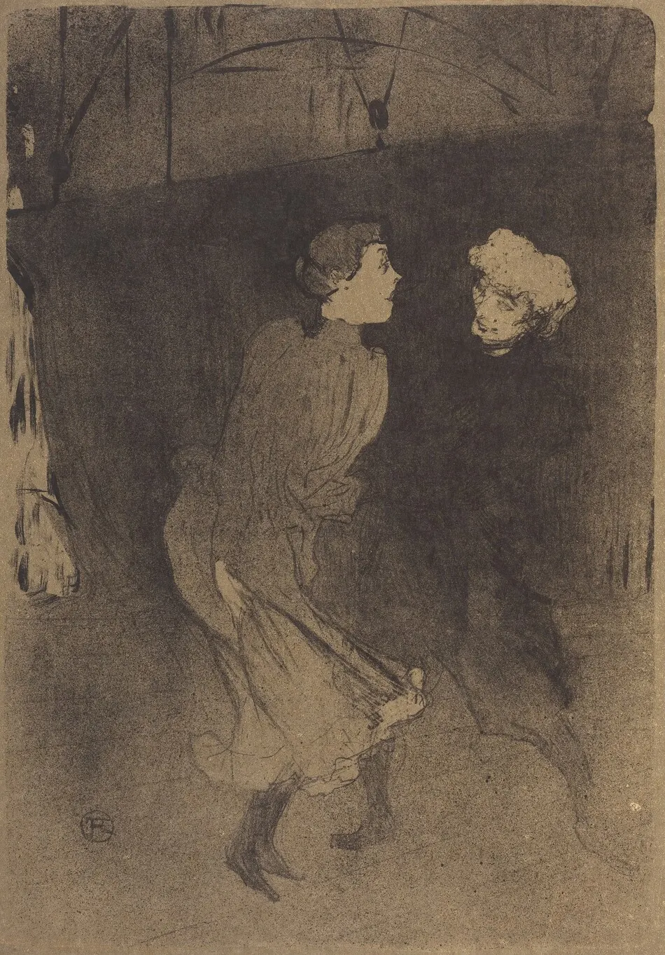 Dress Rehearsal at the Folies-Bergere (Répétition générale aux Folies-Bergère) by Henri de Toulouse-Lautrec
