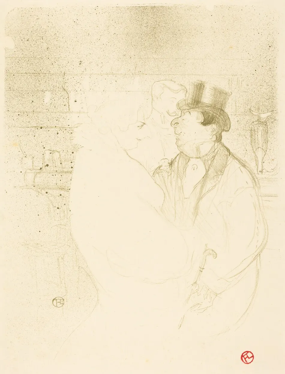 Ida Heath at the Bar (Ida Heath au bar) by Henri de Toulouse-Lautrec