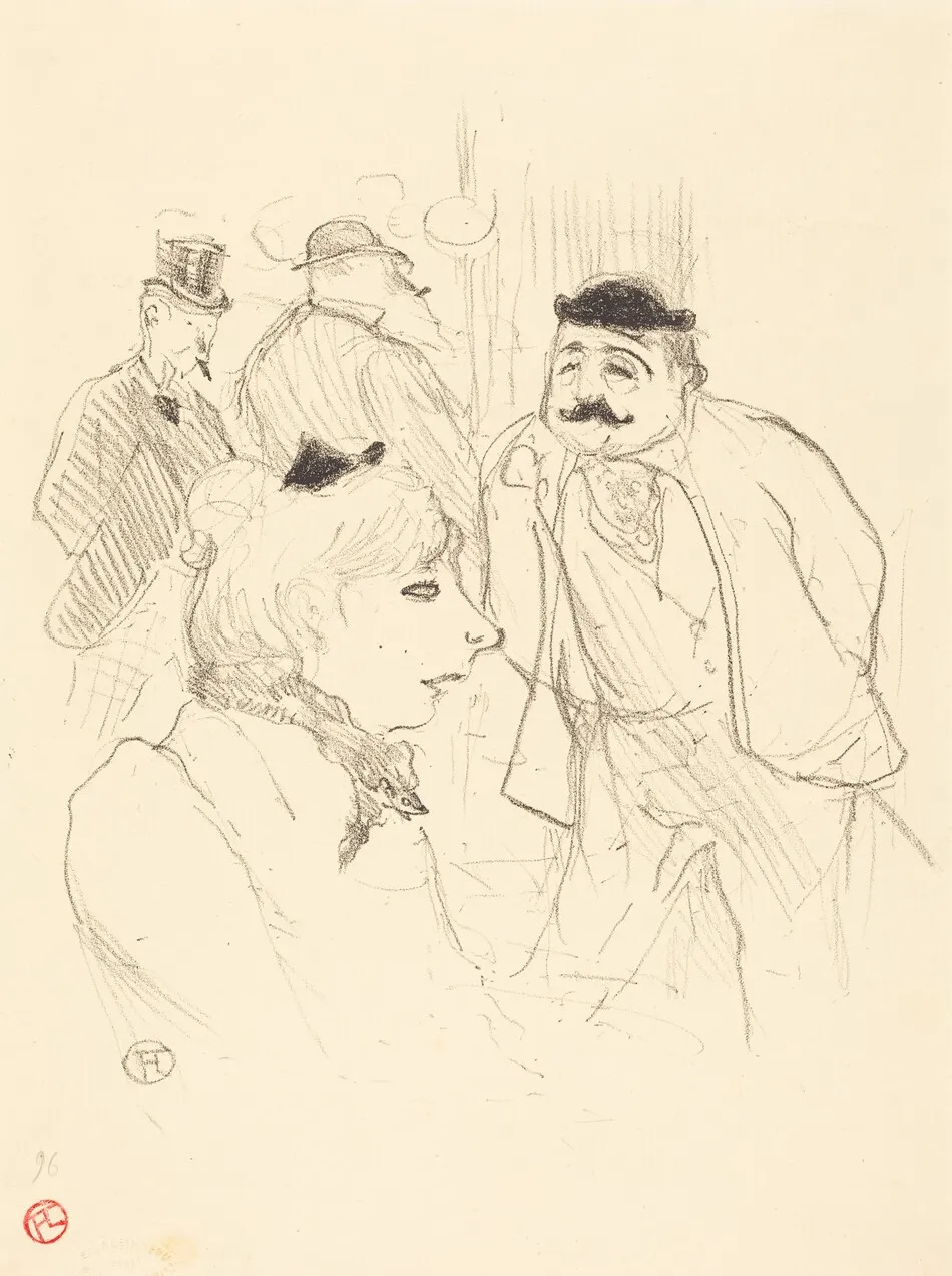 La Tige (Moulin-Rouge) by Henri de Toulouse-Lautrec