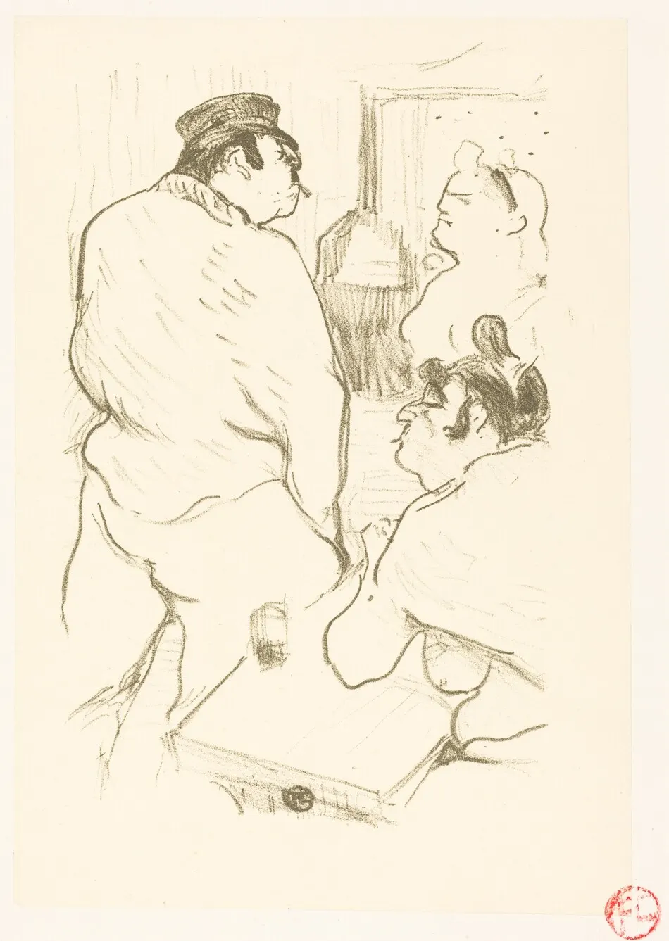 Terror of Grenelle (La terreur de Grenelle) by Henri de Toulouse-Lautrec