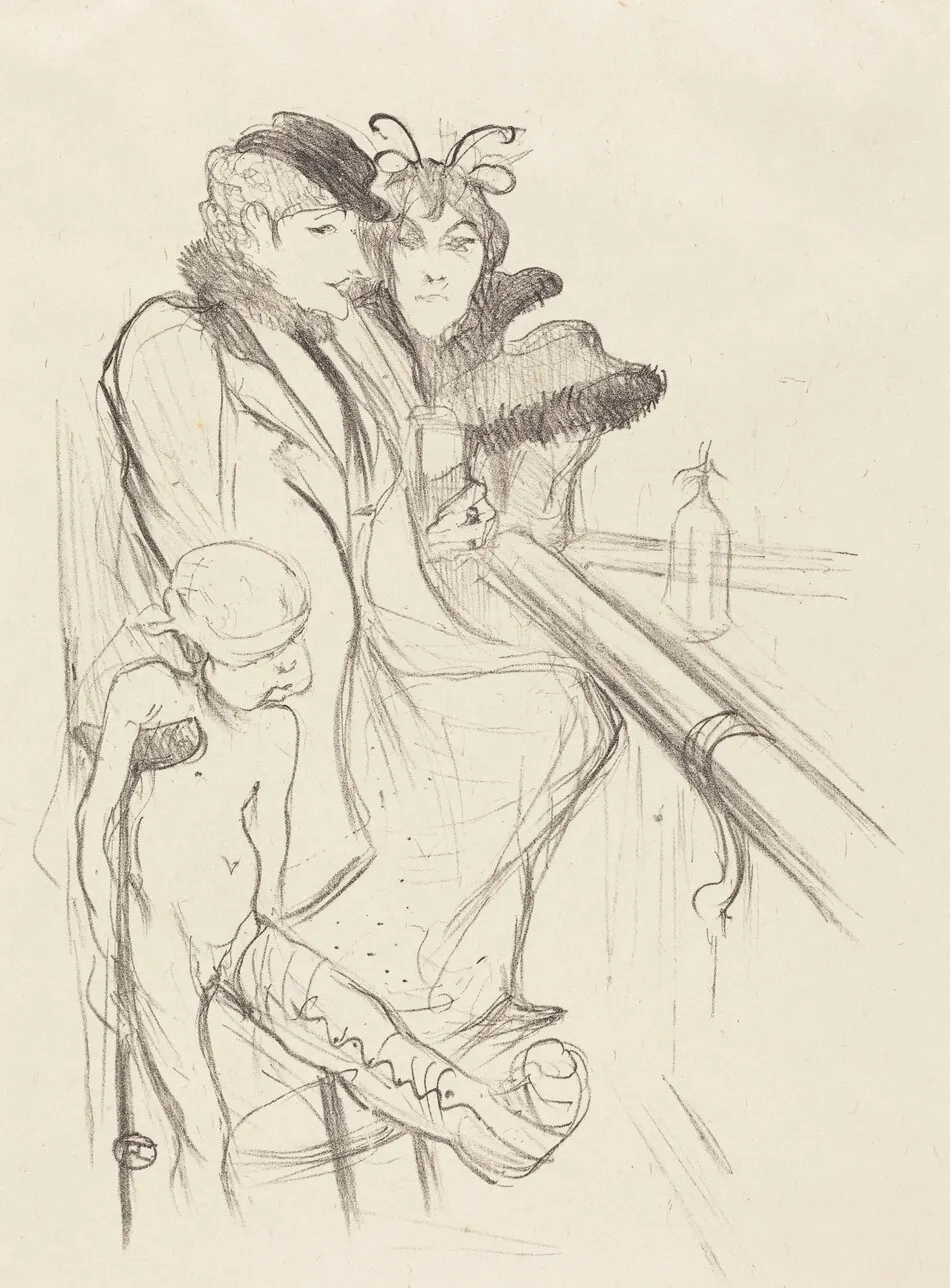 Wounded Eros (Eros vanné) by Henri de Toulouse-Lautrec