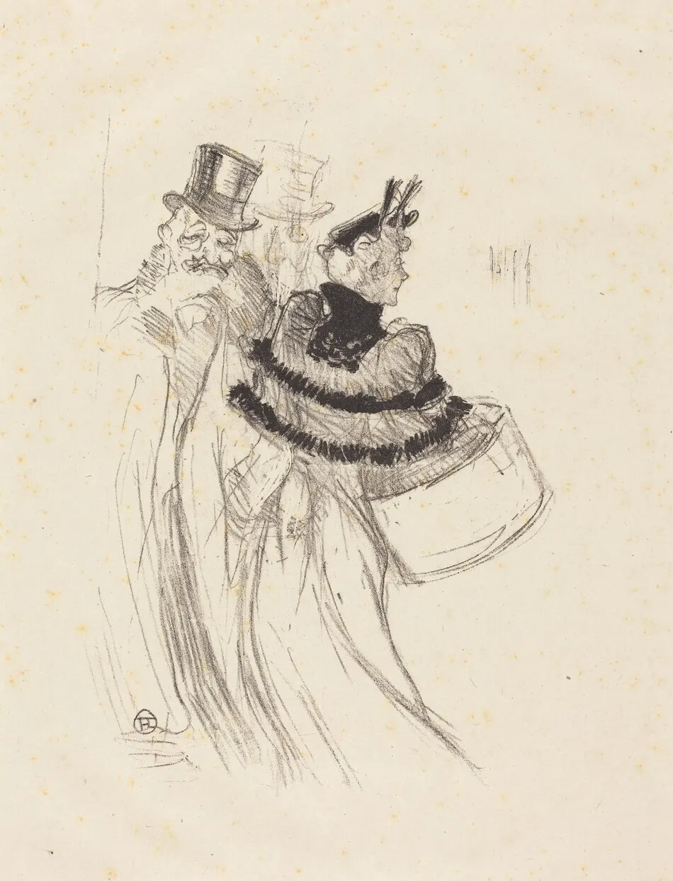 The Old Gentlemen (Les vieux messieurs) by Henri de Toulouse-Lautrec