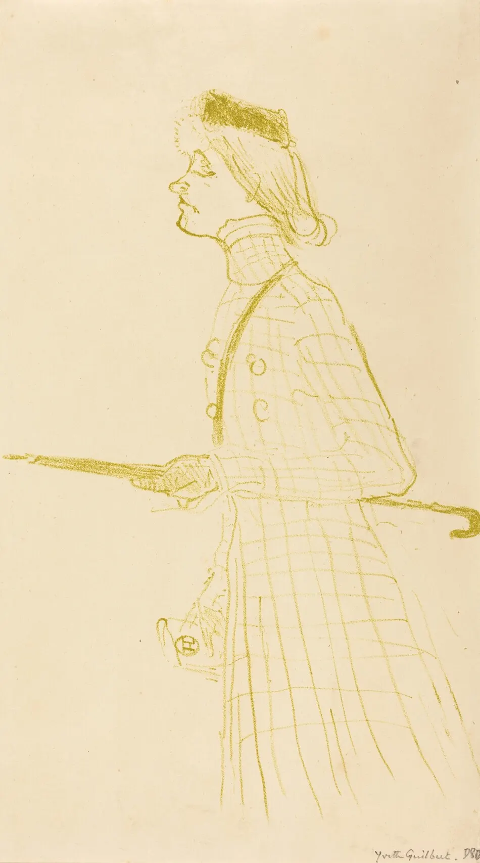 Yvette Guilbert by Henri de Toulouse-Lautrec