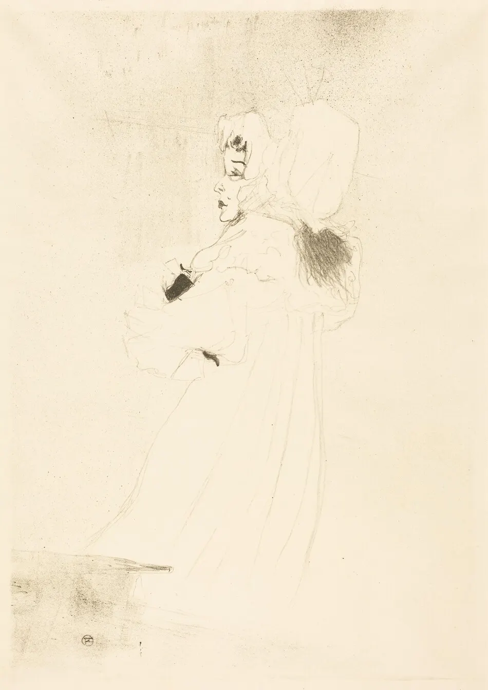 Miss May Belfort, Large Plate (Miss May Belfort, grande planche) by Henri de Toulouse-Lautrec
