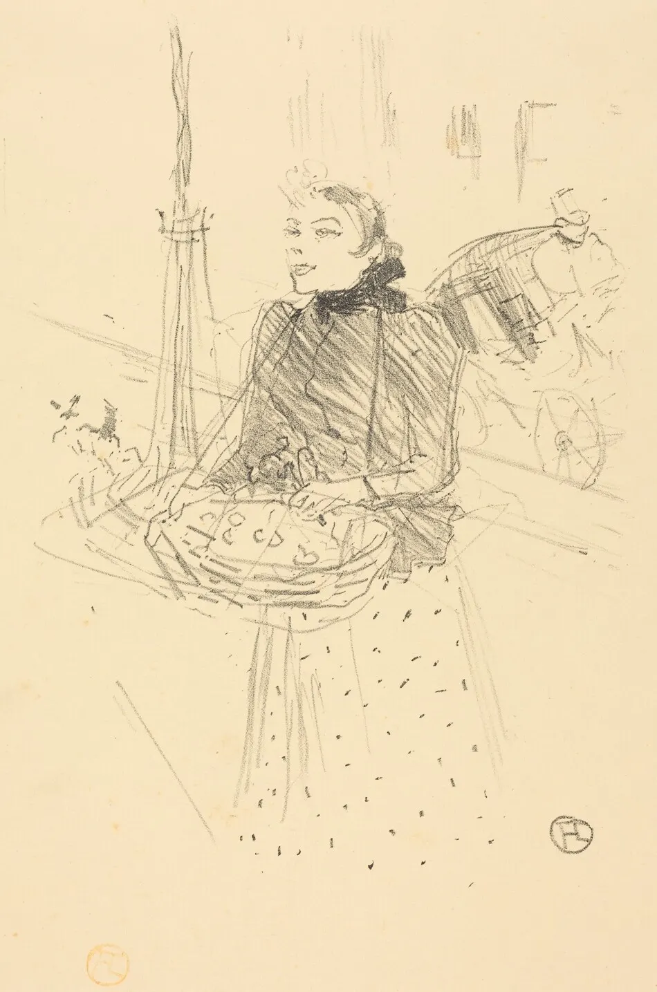 Achetez mes belles violettes by Henri de Toulouse-Lautrec
