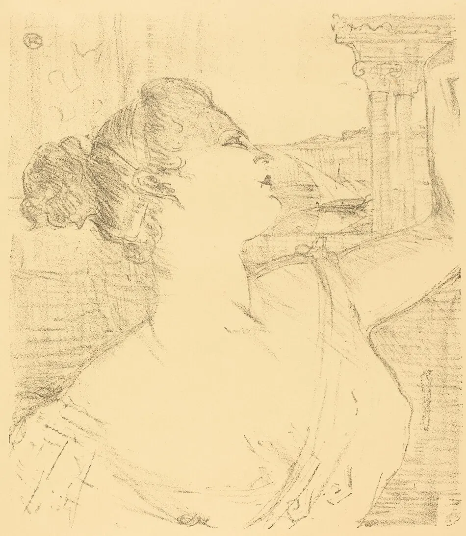 Subra of the Opera? (Subra, de l'opéra?) by Henri de Toulouse-Lautrec