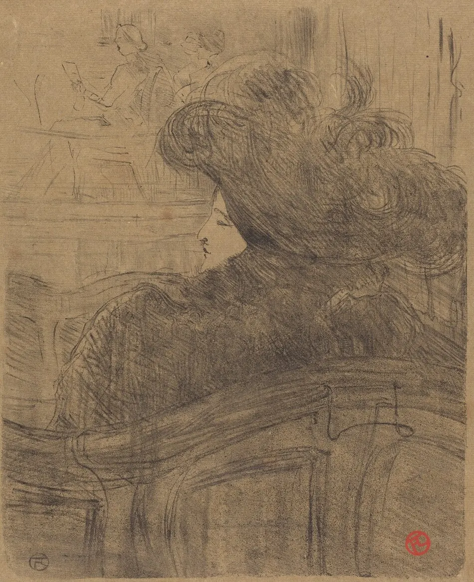 Cléo de Mérode by Henri de Toulouse-Lautrec