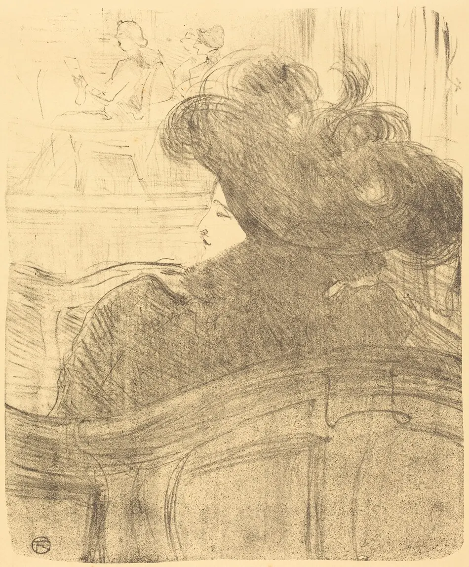 Cléo de Mérode by Henri de Toulouse-Lautrec