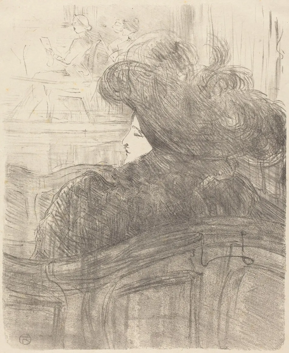 Cléo de Mérode by Henri de Toulouse-Lautrec