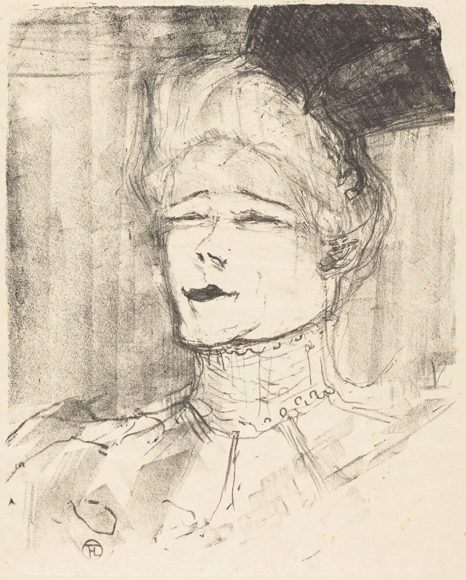 Jeanne Granier by Henri de Toulouse-Lautrec