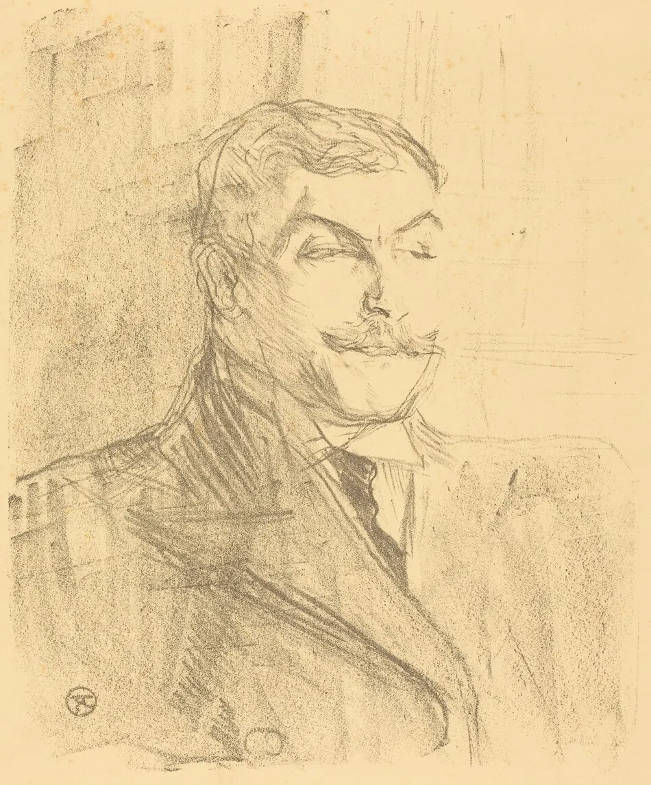 Lucien Guitry by Henri de Toulouse-Lautrec