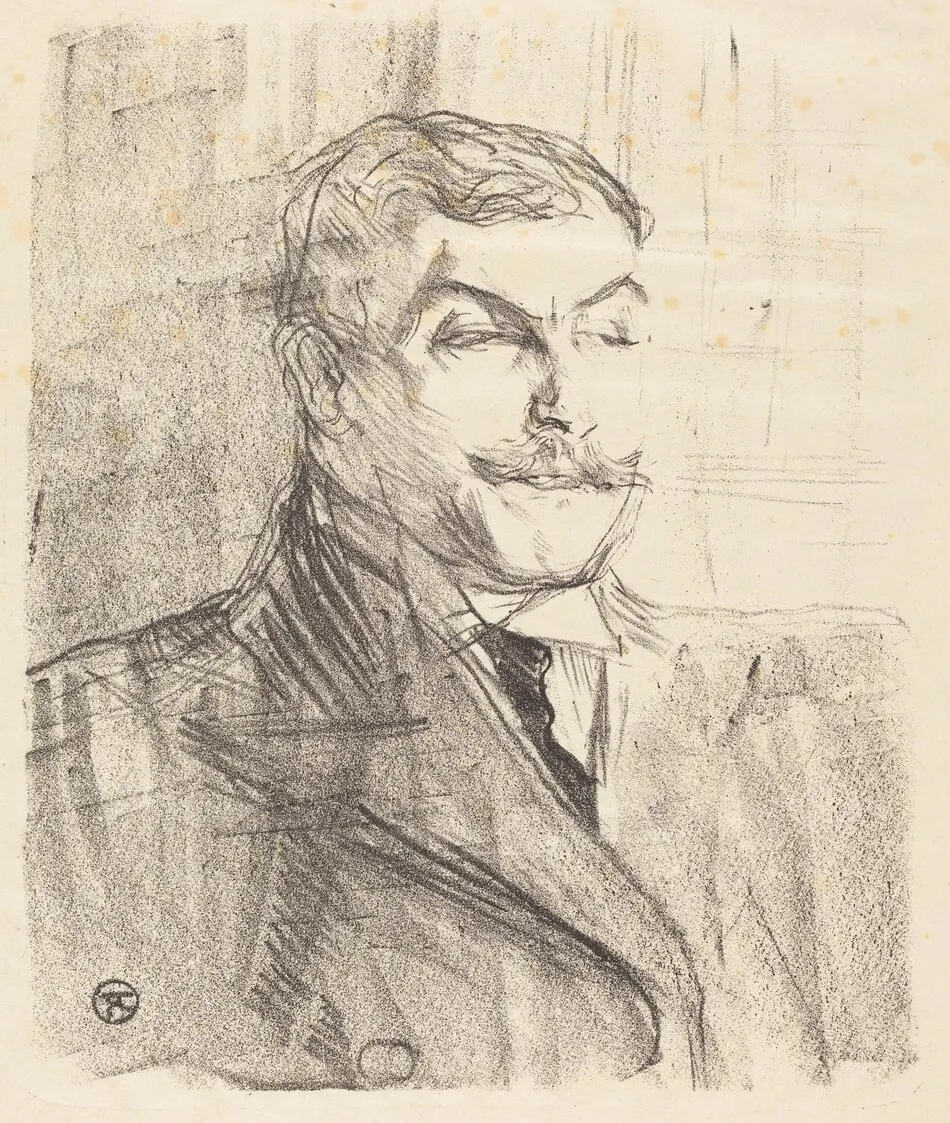 Lucien Guitry by Henri de Toulouse-Lautrec
