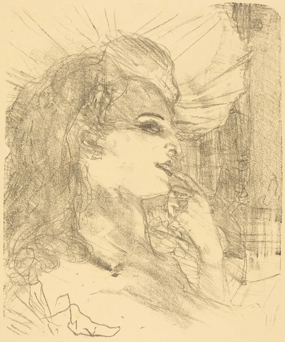 Anna Held by Henri de Toulouse-Lautrec