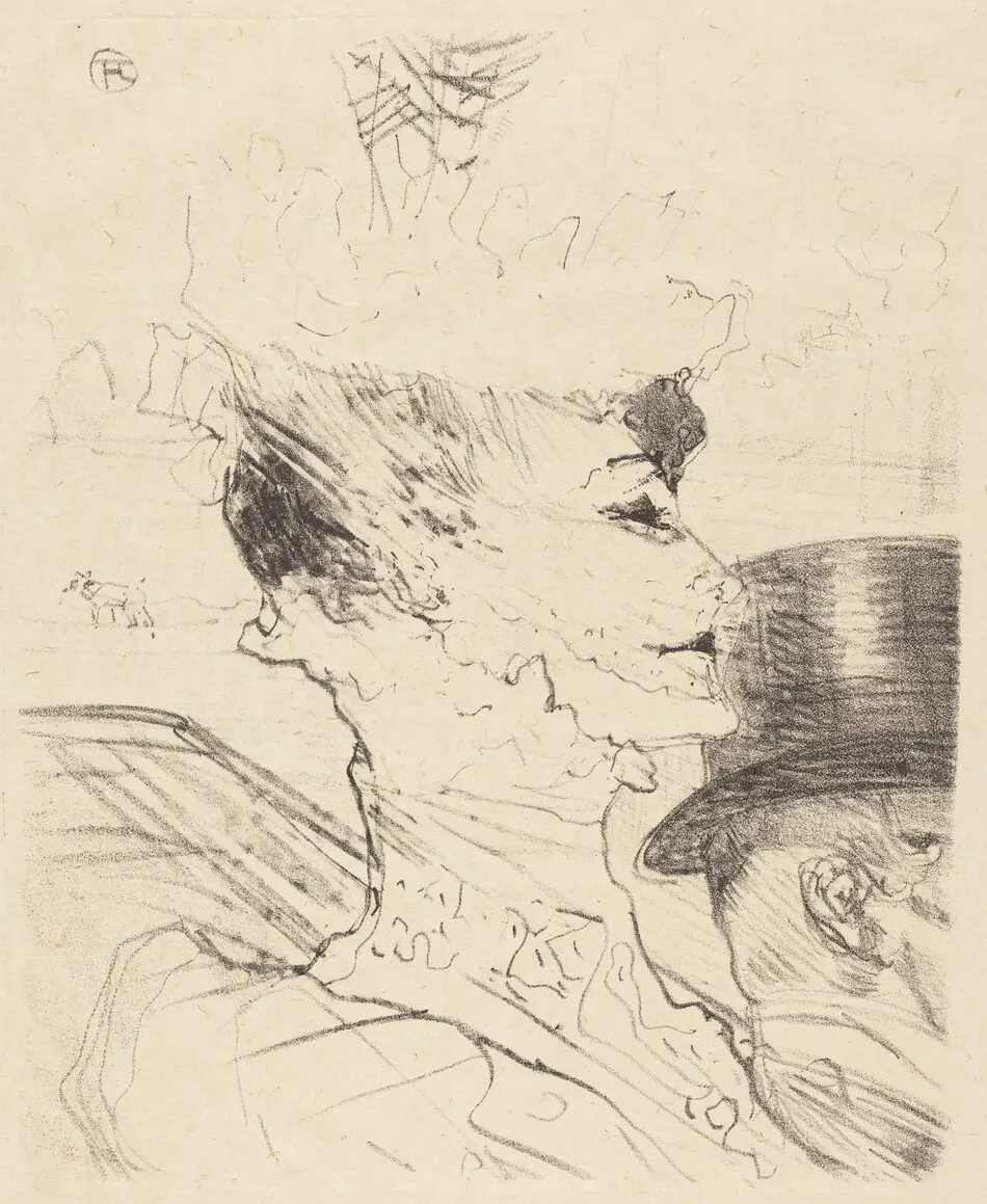 Yvette Guilbert? by Henri de Toulouse-Lautrec