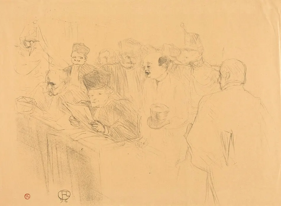 Soudais Deposition (Déposition Soudais) by Henri de Toulouse-Lautrec